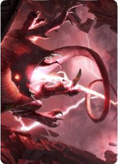 Thundering Rebuke Art Card (68) [Zendikar Rising Art Series]