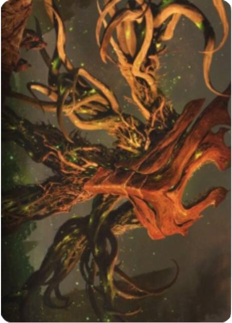 Ashaya, Soul of the Wild Art Card (69) [Zendikar Rising Art Series]