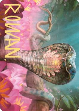 Lotus Cobra Art Card (Gold-Stamped Signature) (71) [Zendikar Rising Art Series]