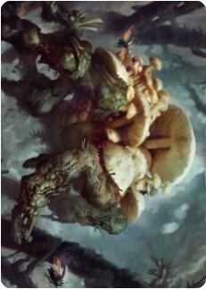 Swarm Shambler Art Card (73) [Zendikar Rising Art Series]