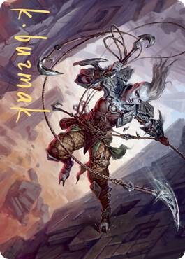 Akiri, Fearless Voyager Art Card (Gold-Stamped Signature) (74) [Zendikar Rising Art Series]