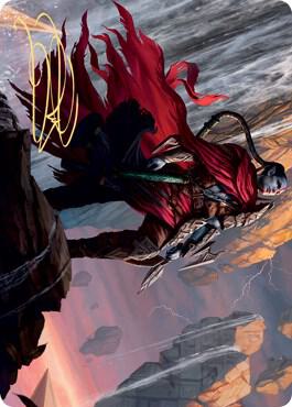 Anowon, the Ruin Thief Art Card (Gold-Stamped Signature) (75) [Zendikar Rising Art Series]