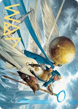 Linvala, Shield of Sea Gate Art Card (Gold-Stamped Signature) (77) [Zendikar Rising Art Series]