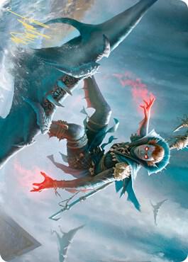 Umara Mystic Art Card (Gold-Stamped Signature) (80) [Zendikar Rising Art Series]