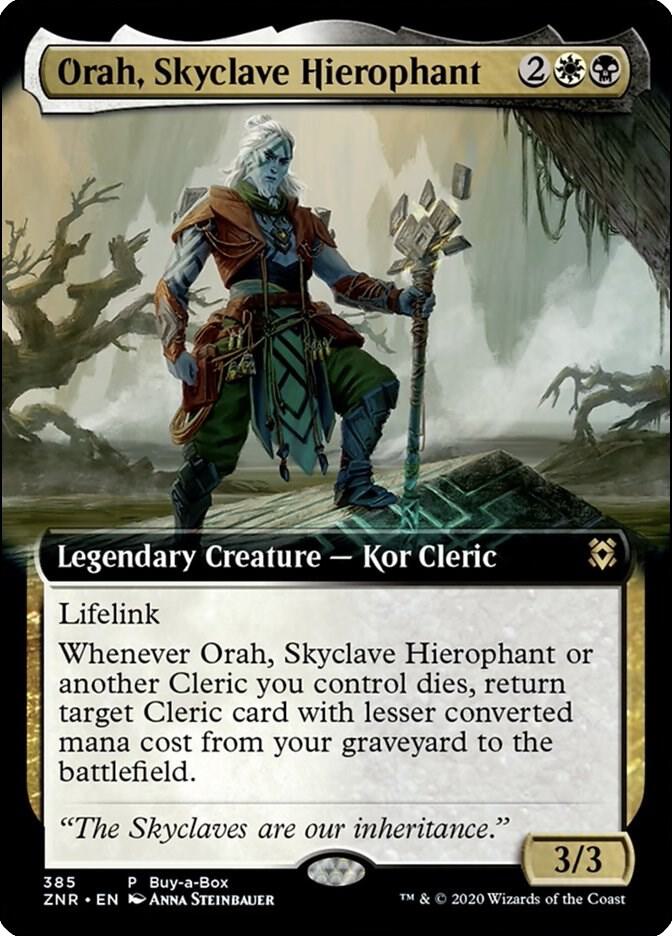 Orah, Skyclave Hierophant (385) [Buy-A-Box Promos] [Extended Art]