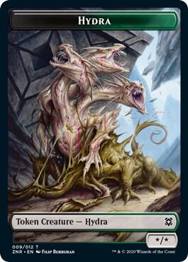 Hydra // Kor Warrior Double-Sided Token (9 // 4) [Zendikar Rising]