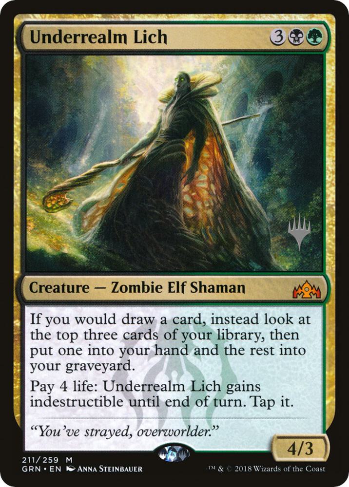 Underrealm Lich (211) [Zendikar Rising Promos]