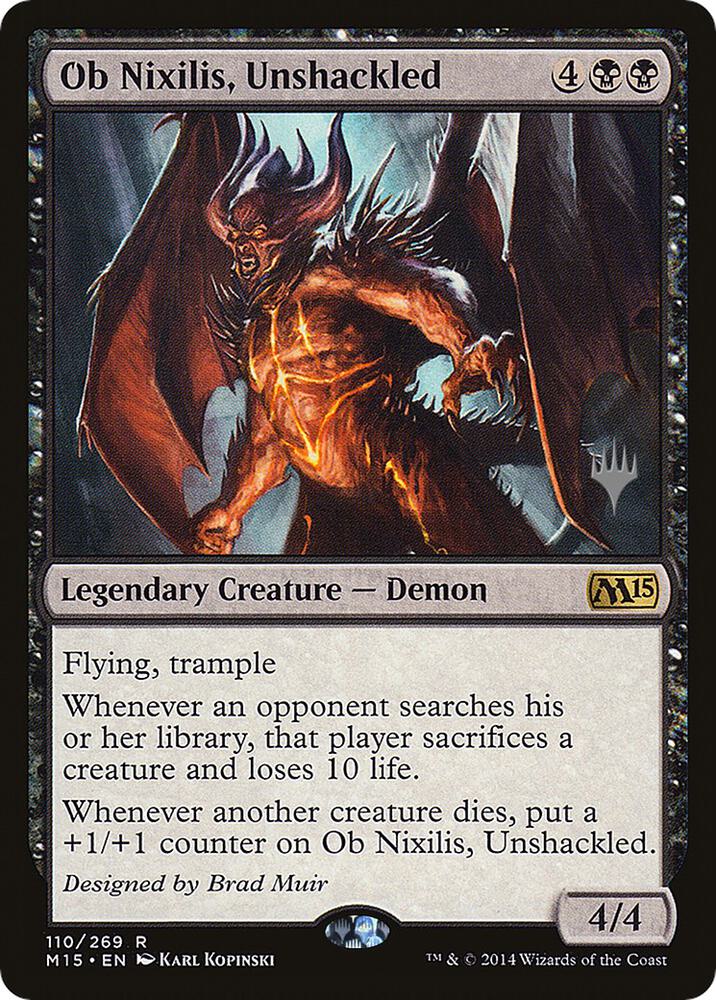 Ob Nixilis, Unshackled (110) [Zendikar Rising Promos]