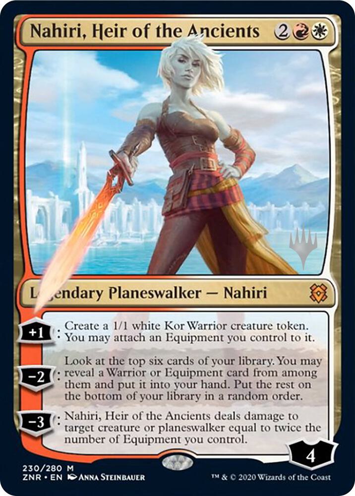 Nahiri, Heir of the Ancients (230) [Zendikar Rising Promos]