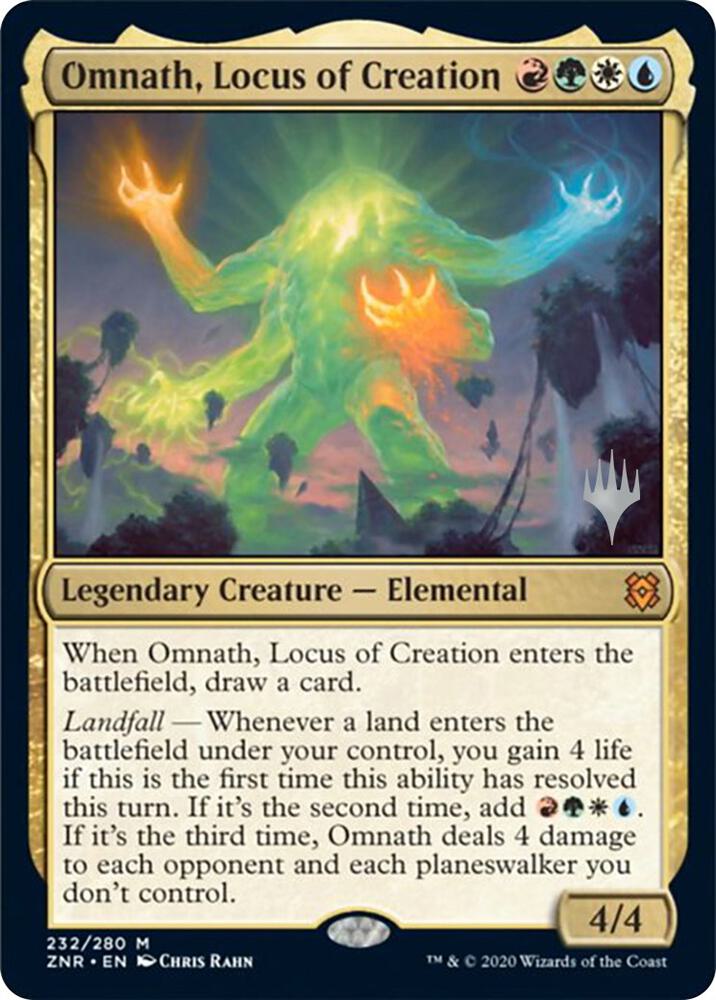 Omnath, Locus of Creation (232) [Zendikar Rising Promos]