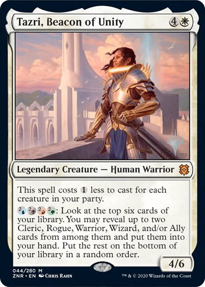 Tazri, Beacon of Unity (44) [Zendikar Rising Promos]
