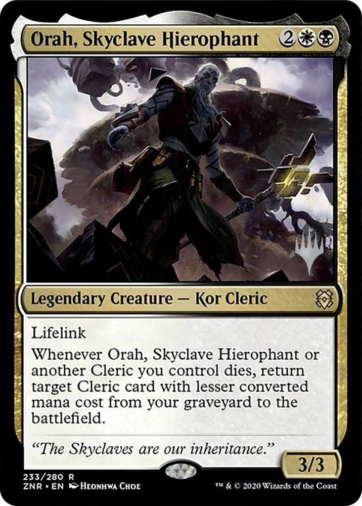 Orah, Skyclave Hierophant (233) [Zendikar Rising Promos]