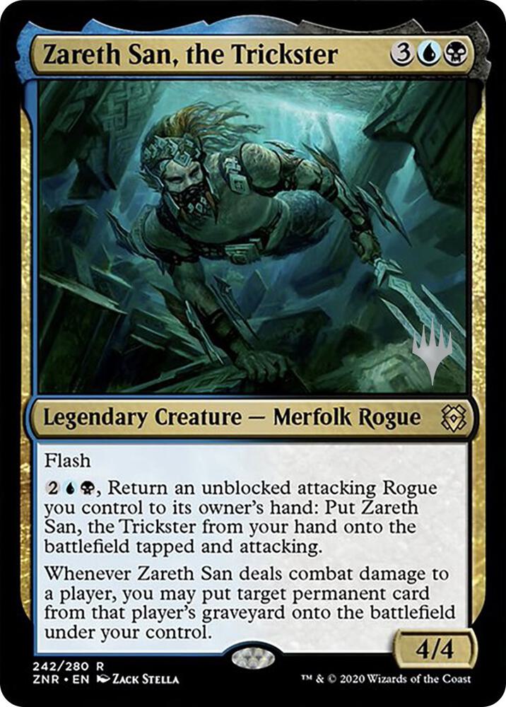 Zareth San, the Trickster (242) [Zendikar Rising Promos]