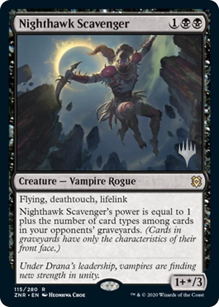 Nighthawk Scavenger (115) [Zendikar Rising Promos]