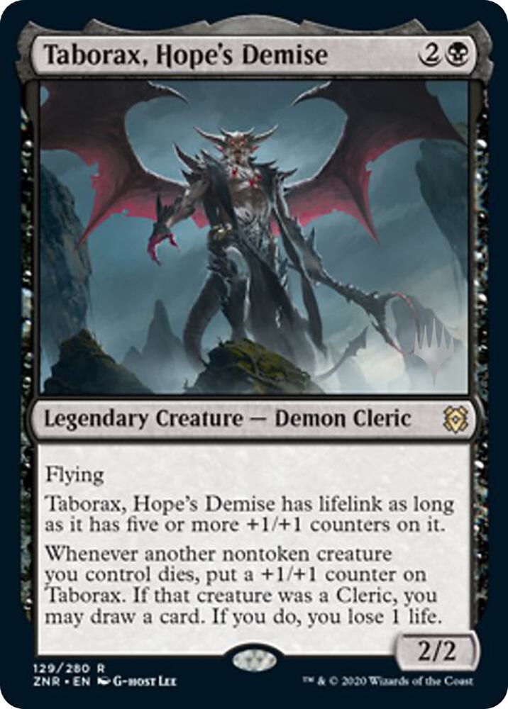Taborax, Hope's Demise (129) [Zendikar Rising Promos]