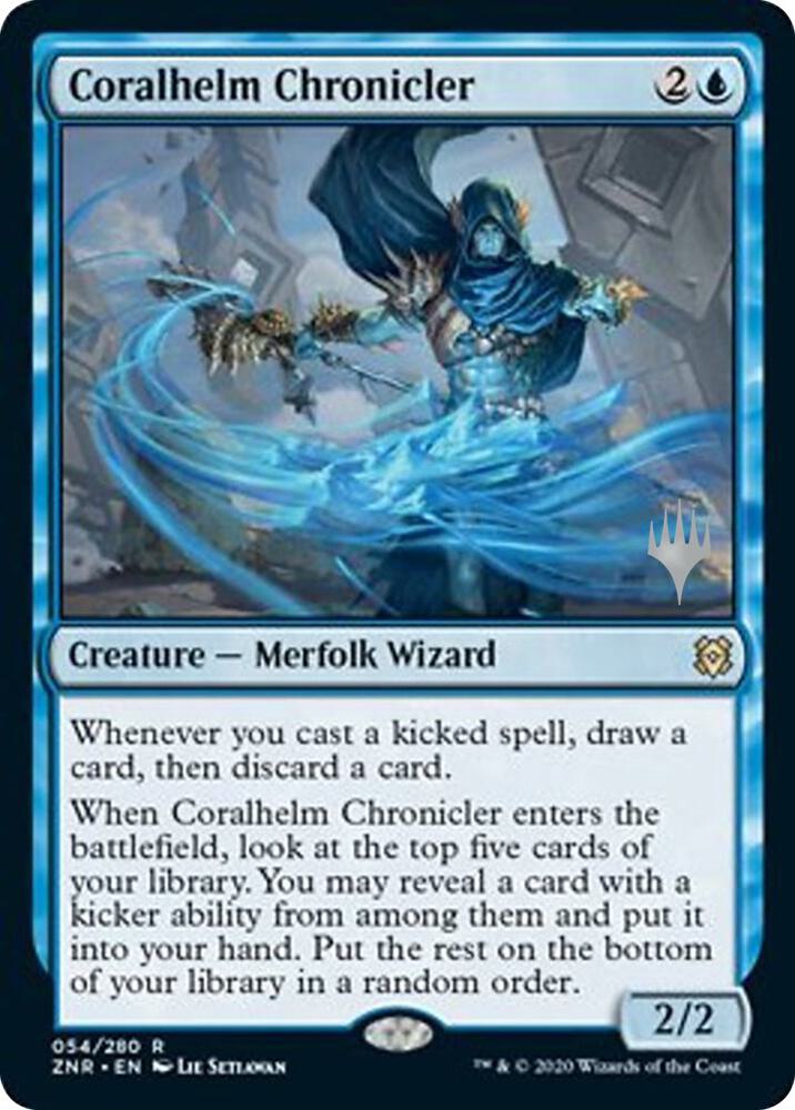 Coralhelm Chronicler (54) [Zendikar Rising Promos]