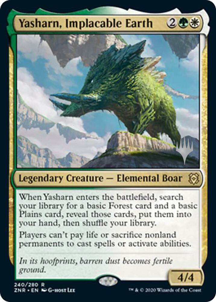 Yasharn, Implacable Earth (240) [Zendikar Rising Promos]