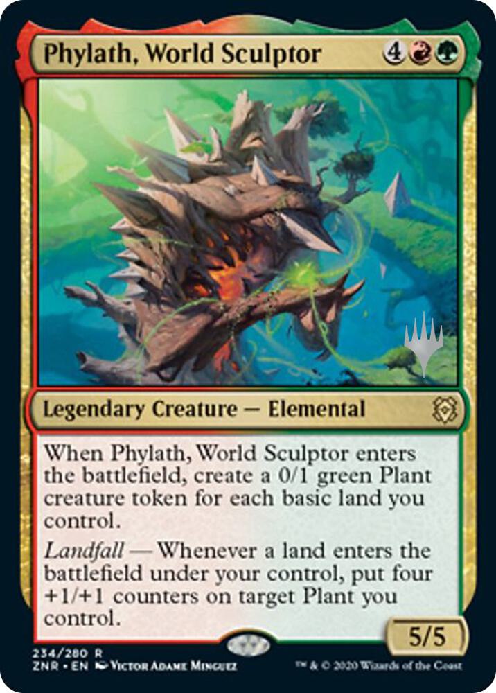 Phylath, World Sculptor (234) [Zendikar Rising Promos]