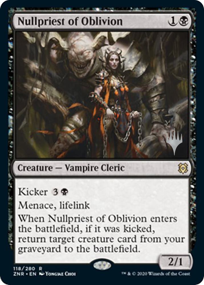 Nullpriest of Oblivion (118) [Zendikar Rising Promos]