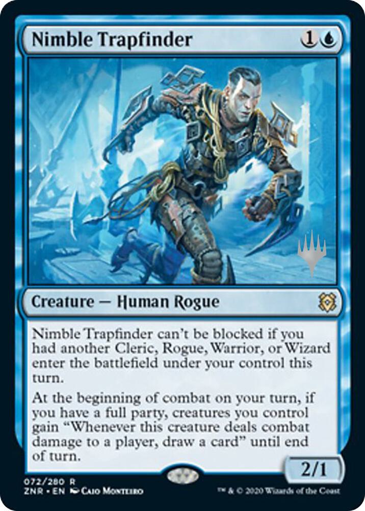 Nimble Trapfinder (72) [Zendikar Rising Promos]