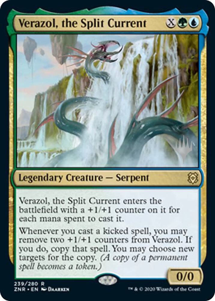 Verazol, the Split Current (239) [Zendikar Rising Promos]