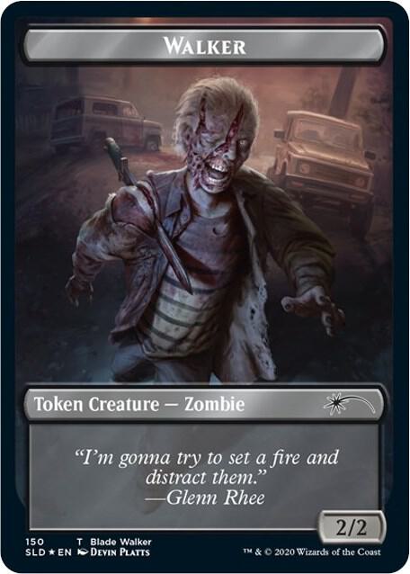 Walker (Blade Walker // Winslow) Double-sided Token (150 // 151) [Secret Lair Drop]
