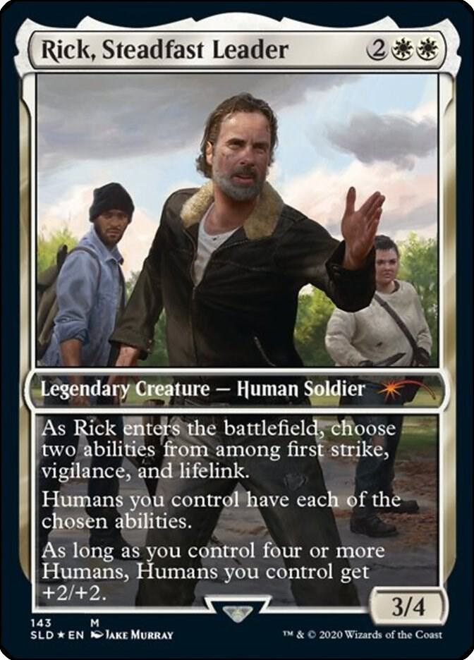 Rick, Steadfast Leader (143) [Secret Lair Drop] [Full Art]