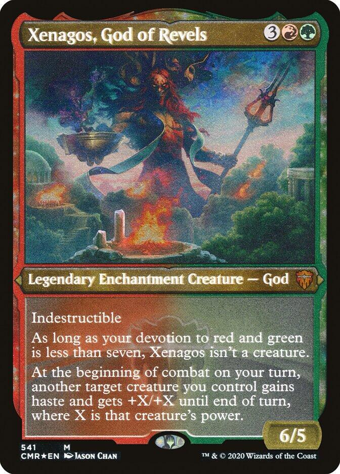 Xenagos, God of Revels (Foil Etched) (541) [Commander Legends] [Etched]