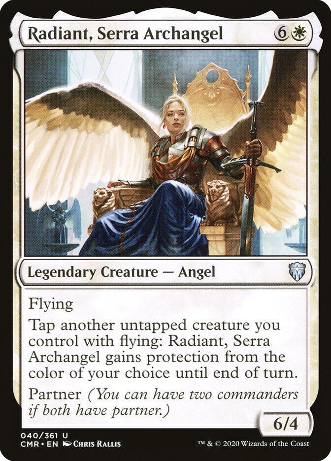 Radiant, Serra Archangel (40) [Commander Legends]