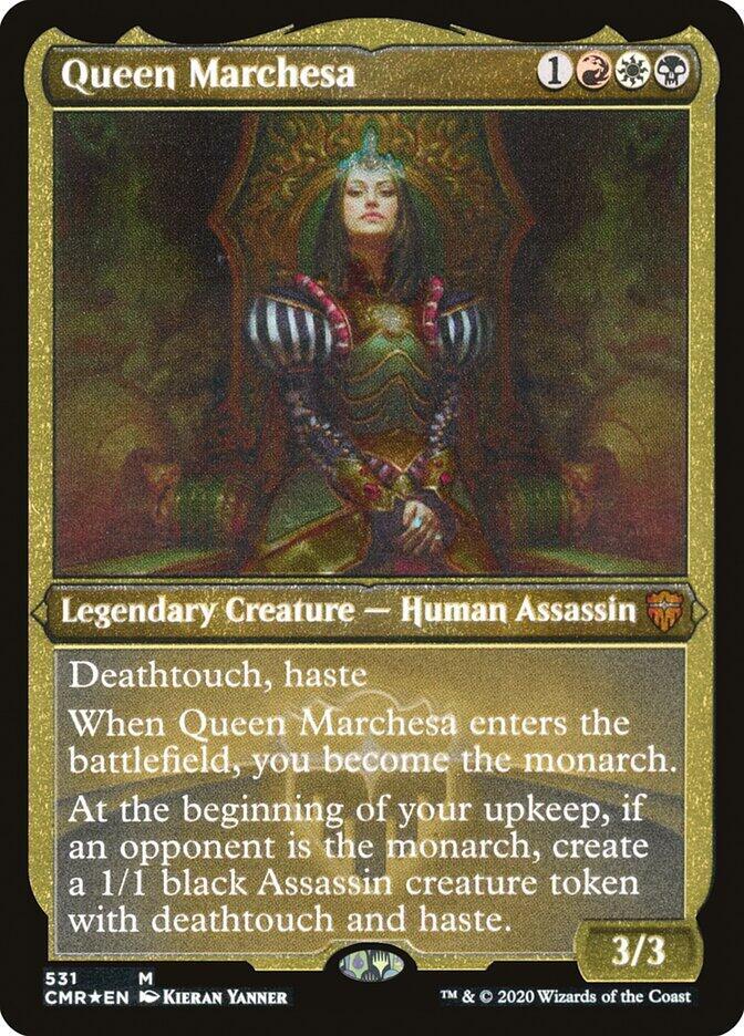 Queen Marchesa (Foil Etched) (531) [Commander Legends] [Etched]