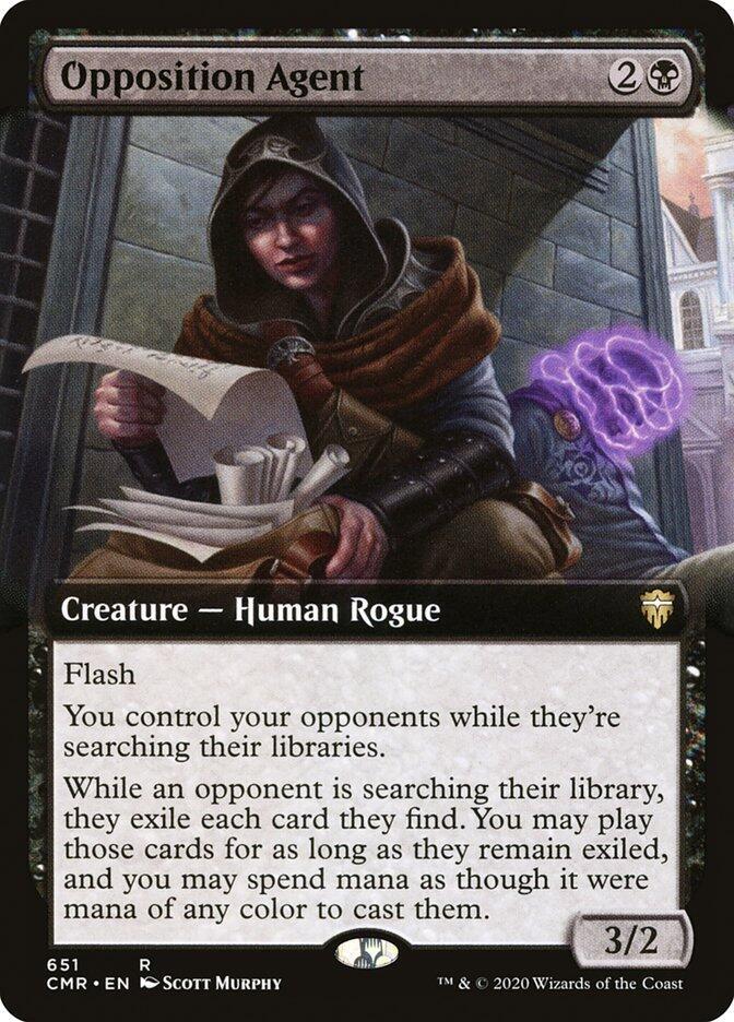 Opposition Agent (Extended Art) (651) [Commander Legends] [Extended Art]