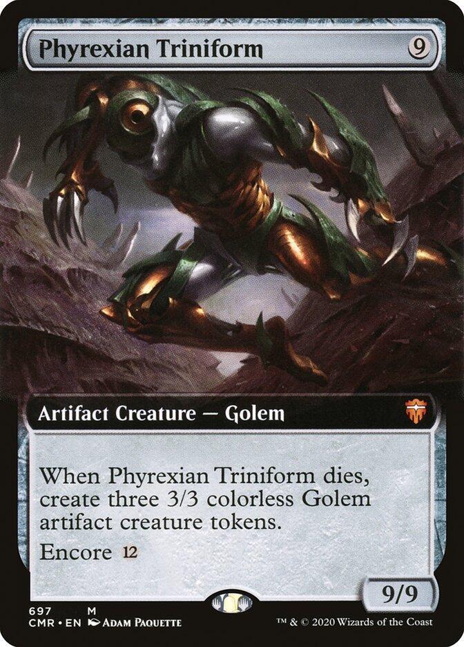 Phyrexian Triniform (Extended Art) (697) [Commander Legends] [Extended Art]