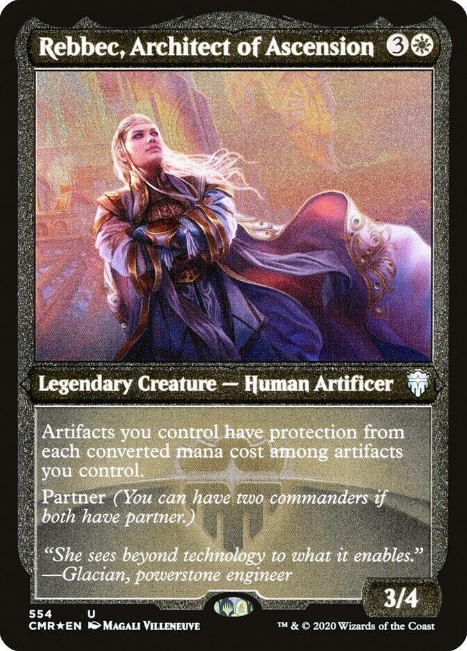 Rebbec, Architect of Ascension (Foil Etched) (554) [Commander Legends] [Etched]