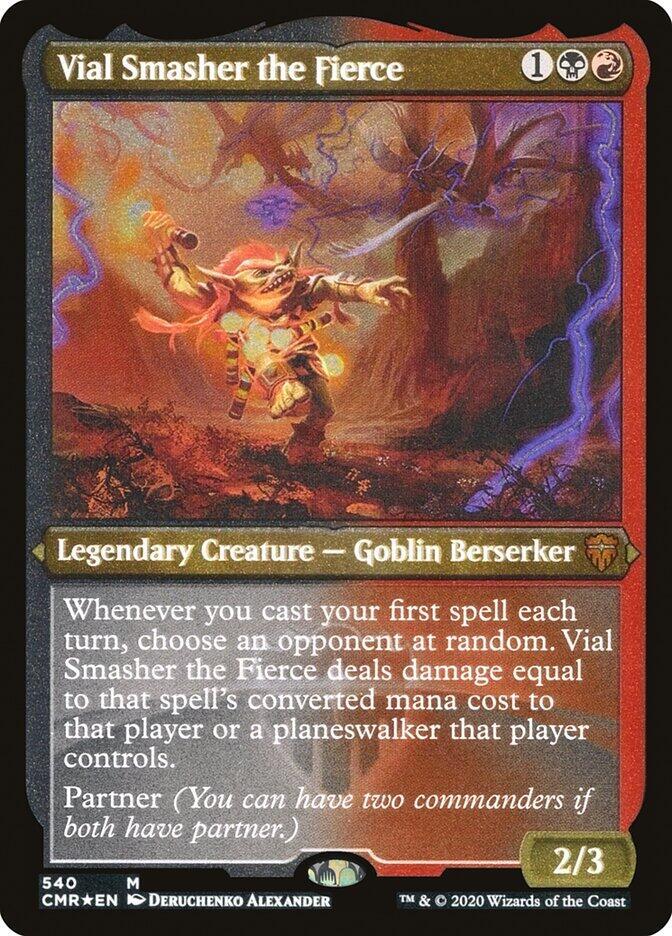 Vial Smasher the Fierce (Foil Etched) (540) [Commander Legends] [Etched]
