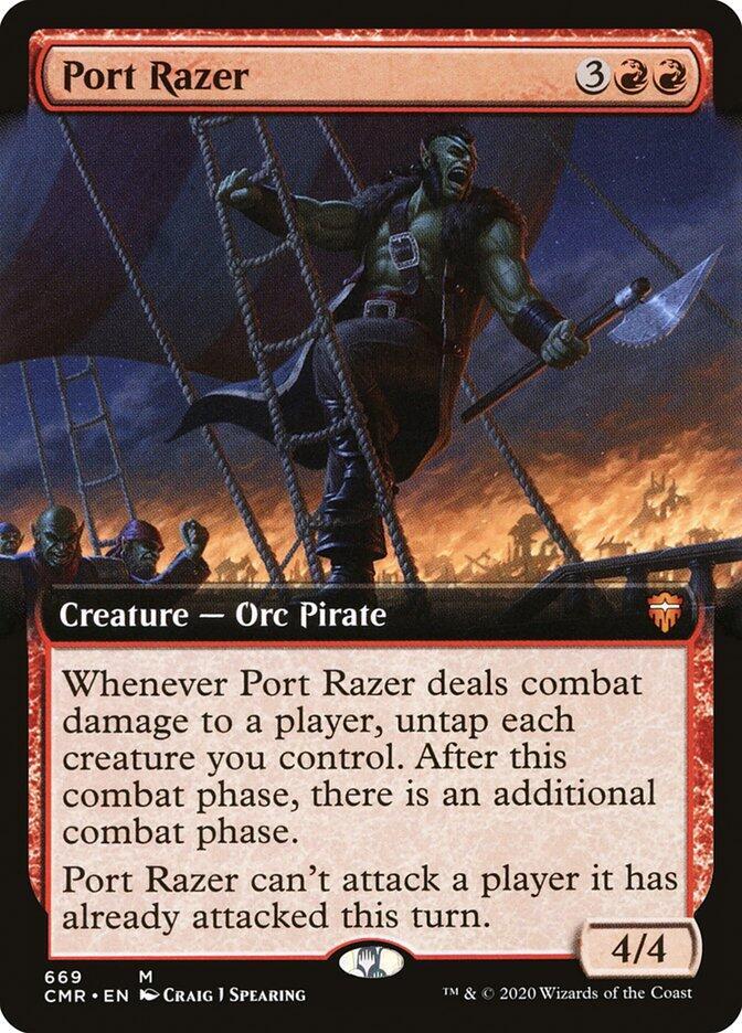 Port Razer (Extended Art) (669) [Commander Legends] [Extended Art]