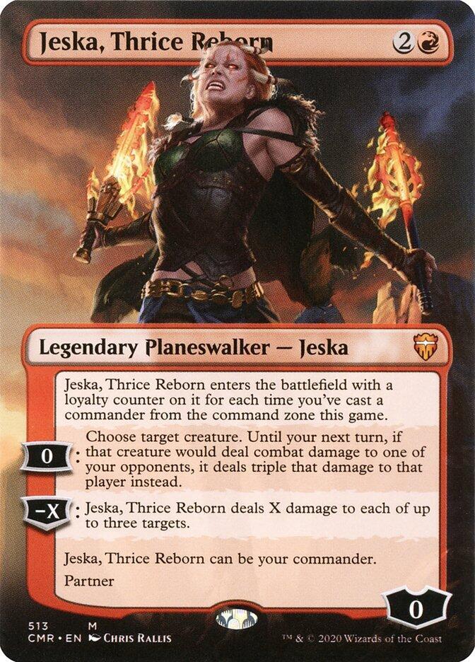 Jeska, Thrice Reborn (Borderless) (513) [Commander Legends] [Borderless]