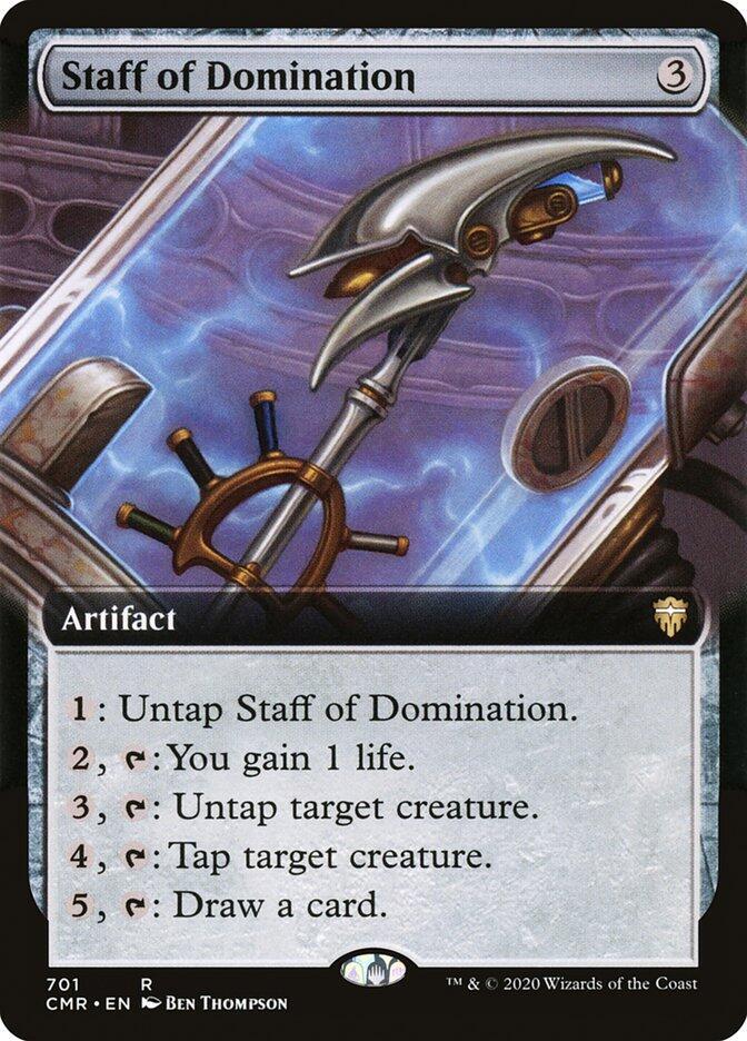 Staff of Domination (Extended Art) (701) [Commander Legends] [Extended Art]