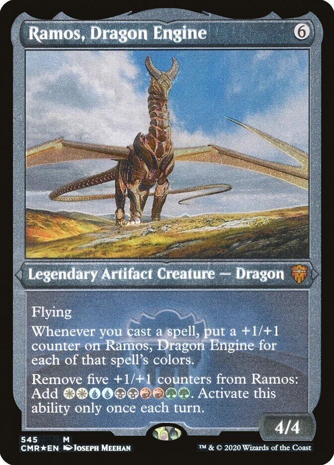 Ramos, Dragon Engine (Foil Etched) (545) [Commander Legends] [Etched]