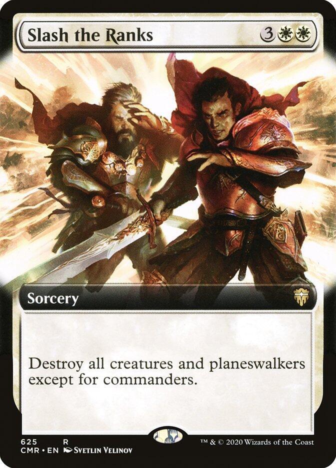 Slash the Ranks (Extended Art) (625) [Commander Legends] [Extended Art]