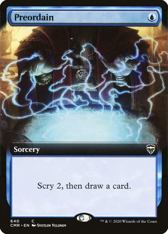 Preordain (Extended Art) (640) [Commander Legends] [Extended Art]