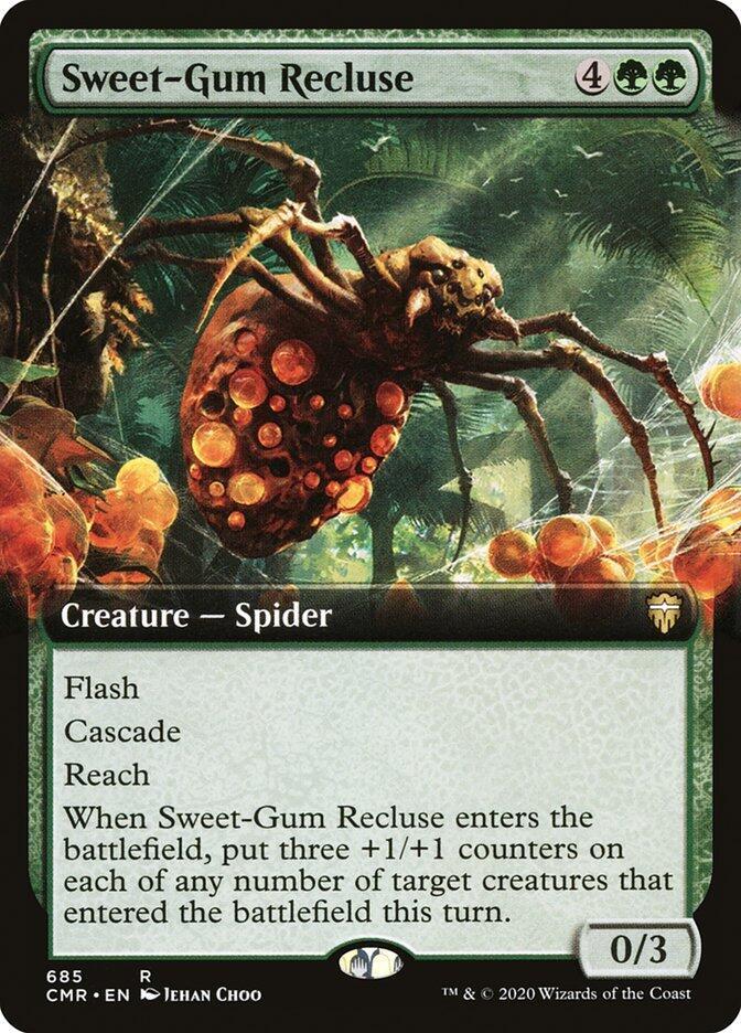 Sweet-Gum Recluse (Extended Art) (685) [Commander Legends] [Extended Art]