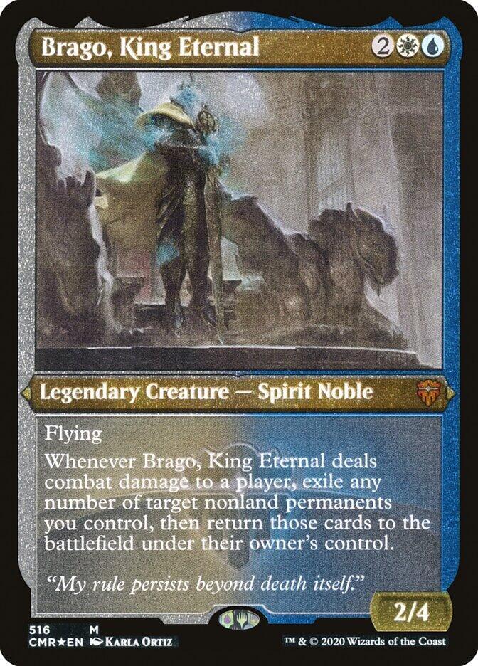 Brago, King Eternal (Foil Etched) (516) [Commander Legends] [Etched]