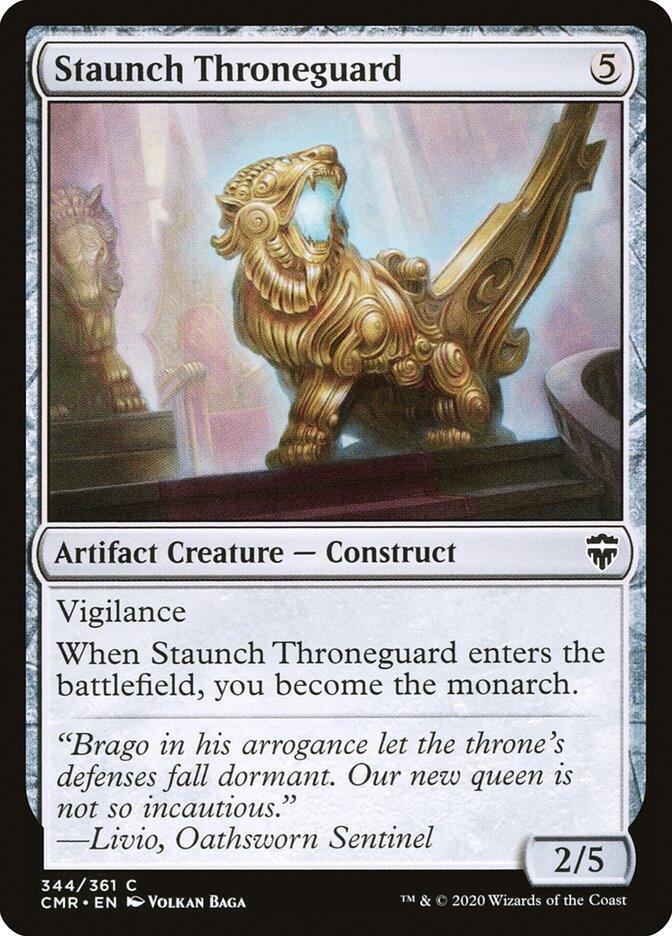 Staunch Throneguard (344) [Commander Legends]