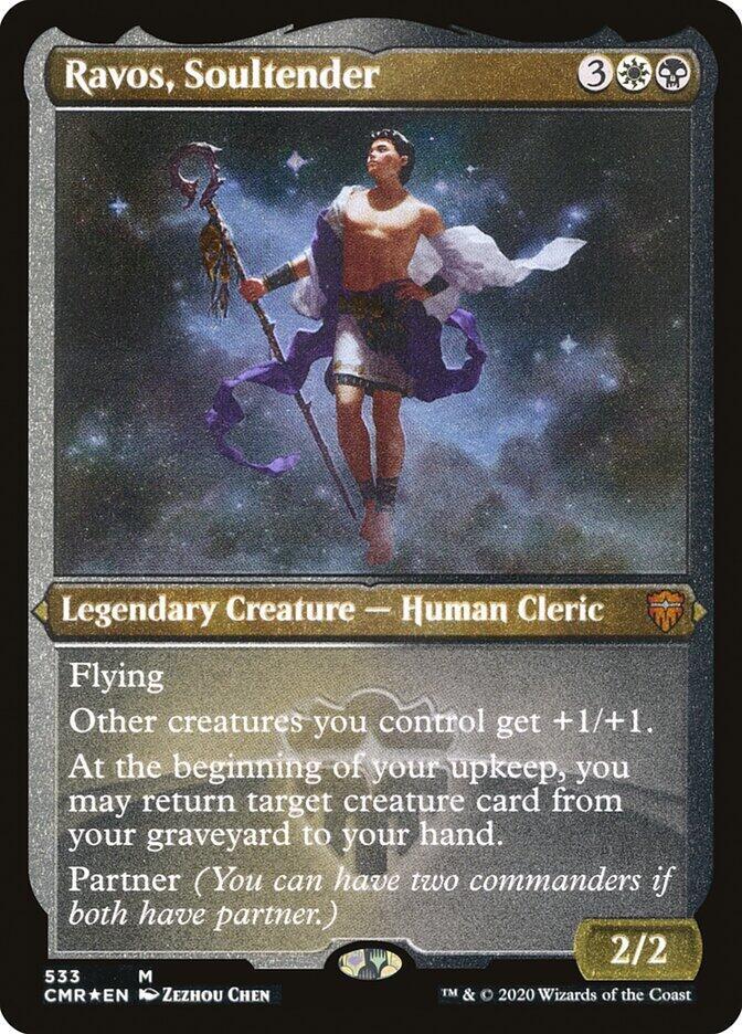 Ravos, Soultender (Foil Etched) (533) [Commander Legends] [Etched]