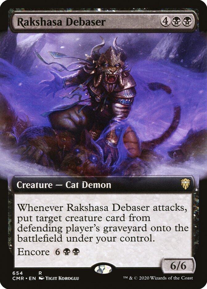 Rakshasa Debaser (Extended Art) (654) [Commander Legends] [Extended Art]