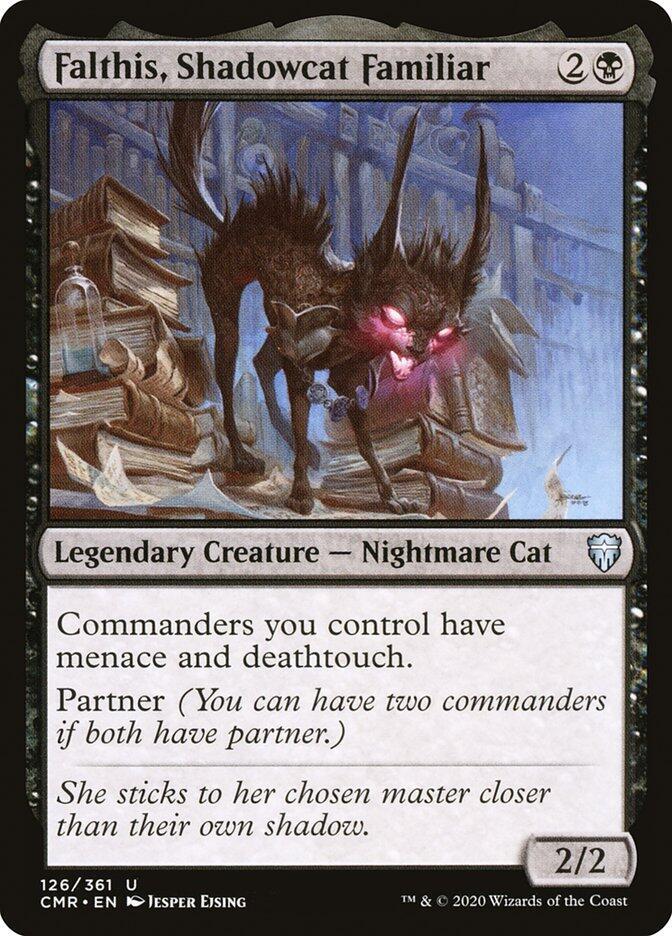 Falthis, Shadowcat Familiar (126) [Commander Legends]