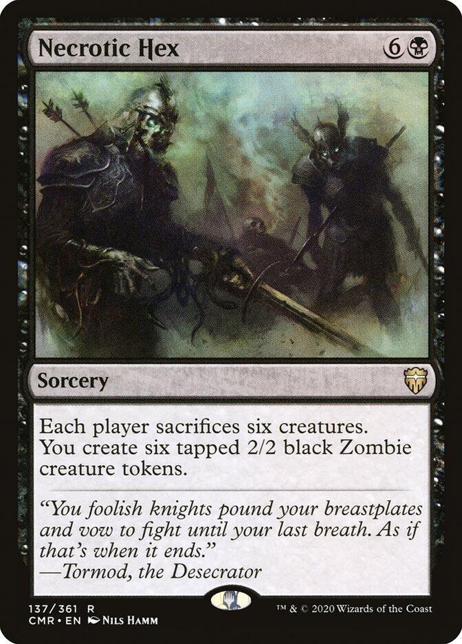 Necrotic Hex (137) [Commander Legends]