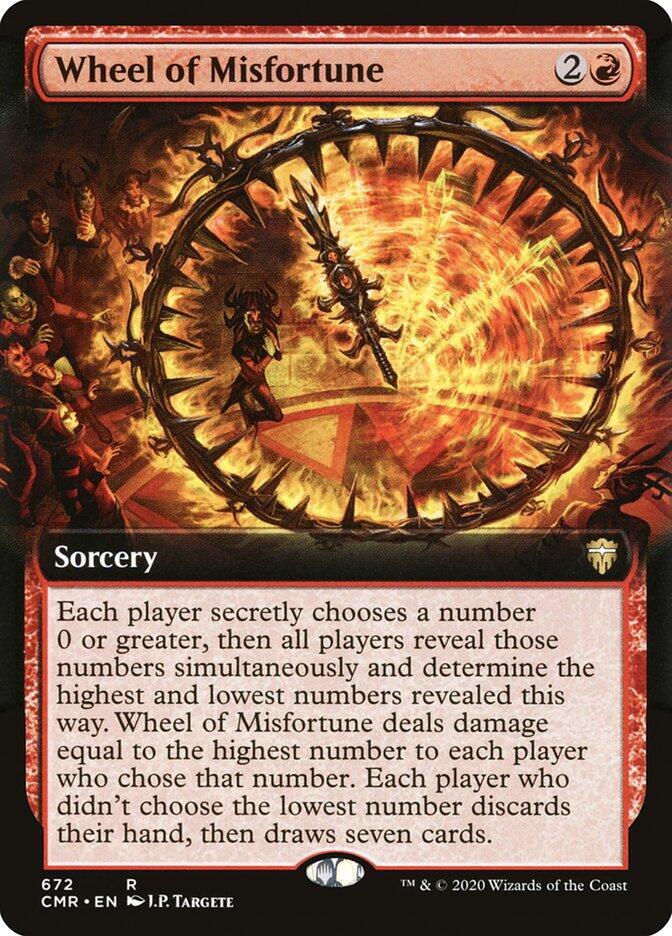 Wheel of Misfortune (Extended Art) (672) [Commander Legends] [Extended Art]
