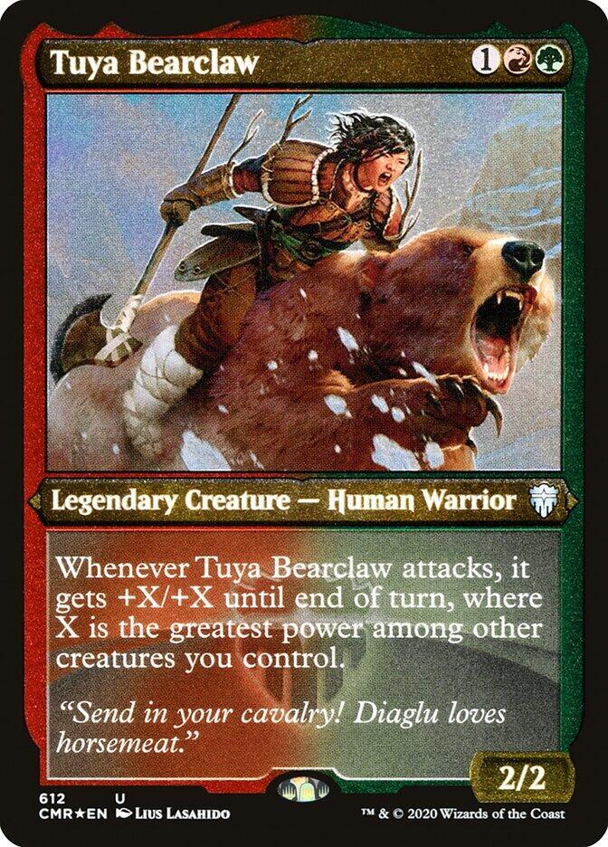 Tuya Bearclaw (Foil Etched) (612) [Commander Legends] [Etched]