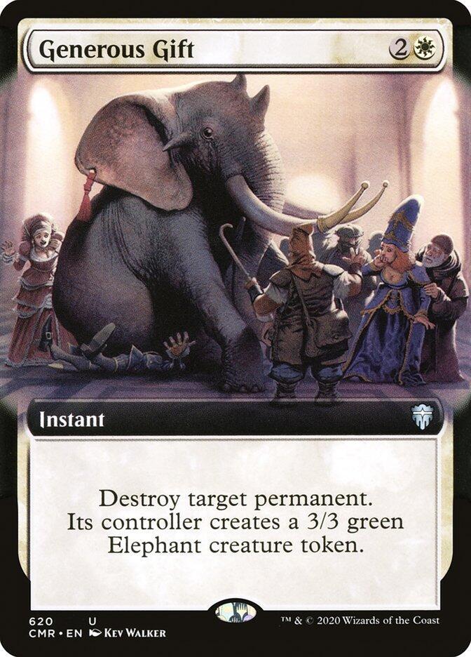 Generous Gift (Extended Art) (620) [Commander Legends] [Extended Art]